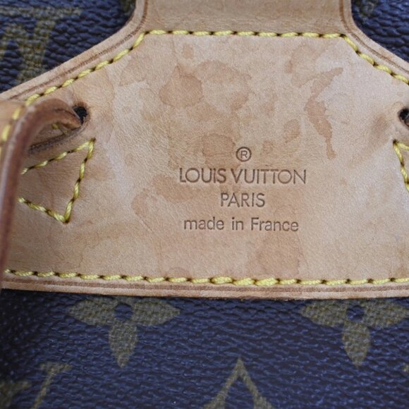 LOUIS VUITTON Montsouris MM Backpack Bag Monogram Leather Brown M51136 79FC054 - Picture 10 of 16